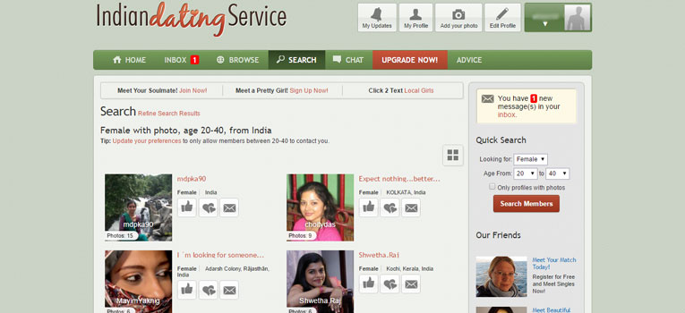 Indian Dating Service Site Review